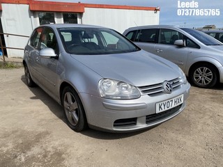 Location: Leeds - 2007 VOLKSWAGEN GOLF SPORT TDI 5 Door Hatchback REG: KY07HXK, Keys: No, MOT Expiry date: 20-09-2025, 1968 Diesel, 6 Speed Manual Diesel, Former Keepers: 4