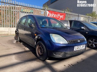 Location: Hayes - 2003 FORD FIESTA LX 5 Door Hatchback REG: LG53JVP, Keys: No, MOT Expiry date: 28/07/2026, 1388 Petrol, 5 Speed Manual Petrol, Former Keepers: 4