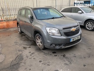 Location: Hayes - 2011 CHEVROLET ORLANDO LT MPV REG: MF11ZSV, Keys: No, MOT Expiry date: 21/07/2025, 1796 Petrol, 5 Speed Manual Petrol, Former Keepers: 5