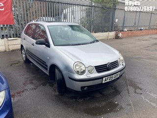 Location: Hayes - 2005 VOLKSWAGEN POLO TWIST AUTO 5 Door Hatchback REG: AF05UDV, Keys: No, MOT Expiry date: 10/03/2026, 1390 Petrol, 4 Speed Auto Petrol, Former Keepers: 7