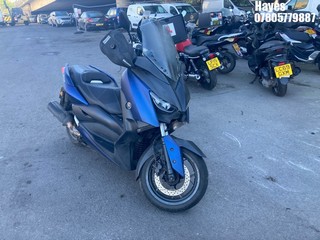 Location: Hayes - 2019 YAMAHA X-MAX 125 ABS Motorcycle REG: NJ69NPY, Keys: No, MOT Expiry date: 27/05/2026, 124 Petrol, Automatic, Former Keepers: 3