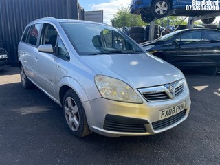 Location: Stapleford - 2008 VAUXHALL ZAFIRA BREEZE CDTI MPV REG: FX08PKN, Keys: Yes, MOT Expiry date: 16/03/2026, 1910 Diesel,, Former Keepers: 5