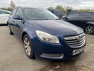 Location: Manchester - 2012 VAUXHALL INSIGNIA SE NAV CDTI ESTATE REG: MV62XYF, 1956 DIESEL, INSIGNIA SE NAV CDTI, Former Keepers: 4, Keys: No, MOT Expiry date: 14/08/2026