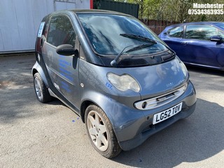 Location: Manchester - 2002 SMART CITY PULSE 50 AUTO COUPE REG: LG52TOV., 599cc PETROL, 6 SPEED AUTO PETROL, Former Keepers: 13, Keys: No, MOT Expiry date: 11/12/2025