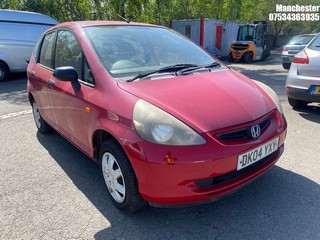 Location: Manchester - 2004 HONDA JAZZ S 5 Door Hatchback REG: DK04YXY, 1339 Petrol, 5 Speed Manual Petrol, Former Keepers: 3, Keys: No, MOT Expiry date: 09/11/2026