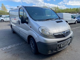 Location: Manchester - 2007 VAUXHALL VIVARO 2900 CDTI LWB PANEL VAN REG: MD07GKX, 1995 DIESEL, 6 Speed Manual Diesel, Former Keepers: 7, Keys: No, MOT Expiry date: 05/02/2025