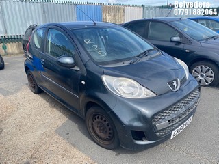 Location: Belvedere - 2010 PEUGEOT 107 URBAN 3 Door Hatchback REG: CK60VEW, Keys: No, MOT Expiry date: 19/10/2025, 998 Petrol, 5 Speed Manual Petrol, Former Keepers: 7
