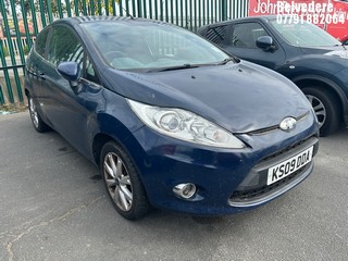 Location: Belvedere - 2009 FORD FIESTA ZETEC AUTO 3 Door Hatchback REG: KS09DDA, Keys: No, MOT Expiry date: 30/11/2026, 1388 Petrol, 4 Speed Auto Petrol, Former Keepers: 7