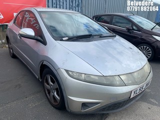 Location: Belvedere - 2006 HONDA CIVIC SE I-VTEC 5 Door Hatchback REG: YL55JNX, Keys: No, MOT Expiry date: 29.12.2025, 1799 Petrol, 6 Speed Manual Petrol, Former Keepers: 7
