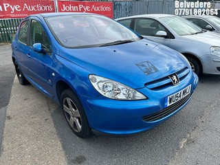 Location: Belvedere - 2004 PEUGEOT 307 ZEST 5 Door Hatchback REG: WU54MKJ, Keys: No, MOT Expiry date: 03/10/2026, 1360 Petrol, 5 Speed Manual Petrol, Former Keepers: 4