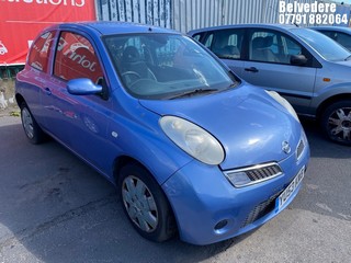 Location: Belvedere - 2004 NISSAN MICRA SE AUTO 3 Door Hatchback REG: YU53KWB, Keys: No, MOT Expiry date: 01/09/2026, 1386 Petrol, 4 Speed Auto Petrol, Former Keepers: 8
