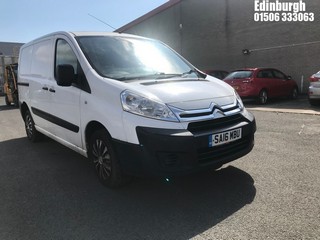 Location: Edinburgh - 2016 CITROEN DISPATCH 1000 L1H1 EN-RIS Panel Van REG: SA16MBU, Keys: Yes, MOT Expiry date: 07/04/2026, 1560 Diesel, 5 Speed Manual Diesel, Former Keepers: 4