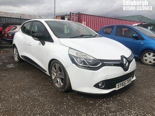 Location: Edinburgh - 2015 RENAULT CLIO DYNAMIQUE NAV 16V 5 Door Hatchback REG: SY65TXV, Keys: No, MOT Expiry date: 26/09/2025, 1149 Petrol, 5 Speed Manual Petrol, Former Keepers: 3