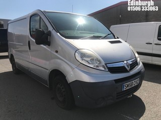 Location: Edinburgh - 2008 VAUXHALL VIVARO 2700 CDTI SWB Panel Van REG: SM58CVZ, Keys: No, MOT Expiry date: 01/08/2025, 1995 Diesel, 6 Speed Manual Diesel, Former Keepers: 10