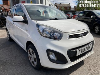 Location: Nottingham - 2015 KIA PICANTO 1 5 Door Hatchback REG: FV15FUE, Keys: No, MOT Expiry date: 02/07/2026, 998 Petrol, 5 Speed Manual Petrol, Former Keepers: 4