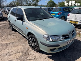 Location: Mitcham - 2002 NISSAN ALMERA E AUTO 5 Door Hatchback REG: MT02SDX, Keys: No, MOT Expiry date: 22/02/2027, 1769 Petrol, 4 Speed Auto Petrol, Former Keepers: 5