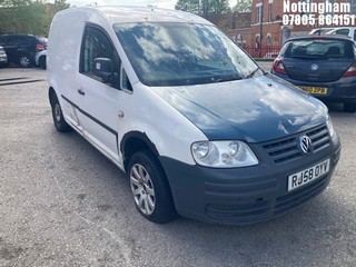 Location: Nottingham - 2008 VOLKSWAGEN CADDY C20 TDI 104 Car Derived Van REG: RJ58OYV, Keys: No, MOT Expiry date: 26/01/2026, 1896 Diesel, 5 Speed Manual Diesel, Former Keepers: 6