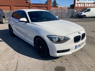 Location: Nottingham - 2012 BMW 114I SE 3 DOOR HATCHBACK REG: LR62PYY, 1598cc PETROL, 6 SPEED MANUAL PETROL, Former Keepers: 3, Keys: Yes, MOT Expiry date: 06/11/2026