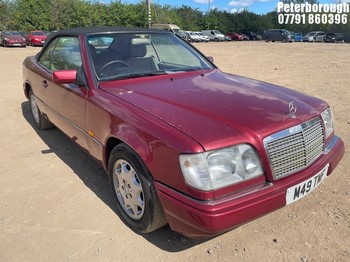 Location: Peterborough - 1994 MERCEDES E220 CABRIOLET A Coupe REG: M49TMF, 2199CC Petrol, 4 Speed Auto Petrol, Former Keepers: 2, Keys: Yes, MOT Expiry date: 07/11/2020