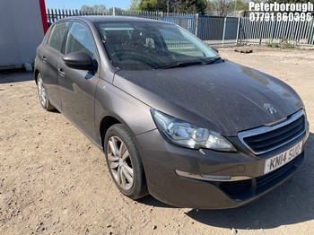 Location: Peterborough - 2014 PEUGEOT 308 ACTIVE E-HDI 5 Door Hatchback REG: KN14SUO, Keys: No, MOT Expiry date: 29/10/2026, 1560 Diesel, 6 Speed Manual Diesel, Former Keepers: 6