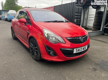 Location: Stapleford - 2013 VAUXHALL CORSA SRI 3 Door Hatchback REG: SA13WDC, Keys: Yes, MOT Expiry date: 12/09/2026, 1398 Petrol, 5 Speed Manual Petrol, Former Keepers: 10