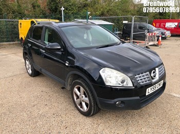 Location: Brentwood - 2009 NISSAN QASHQAI N-TEC DCI 5 Door Hatchback REG: LY59CMX, Keys: No, MOT Expiry date: 30/10/2025, 1461 Diesel, 6 Speed Manual Diesel, Former Keepers: 4