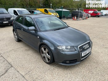 Location: Brentwood - 2007 AUDI A3 T FSI S LINE 3 Door Hatchback REG: VA57HYH, Keys: No, MOT Expiry date: 02/08/2025, 1798 Petrol, 6 Speed Manual Petrol, Former Keepers: 4
