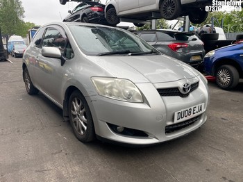 Location: Stapleford - 2008 TOYOTA AURIS TR VVT-I 3 Door Hatchback REG: DU08EJA, Keys: Yes, MOT Expiry date: 17/12/2026, 1598 Petrol, 5 Speed Manual Petrol, Former Keepers: 5