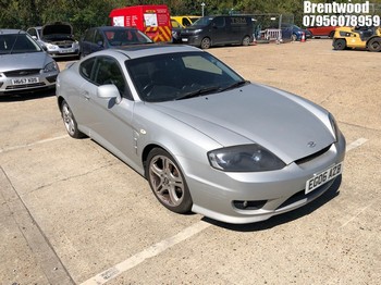 Location: Brentwood - 2006 HYUNDAI COUPE V6 Coupe REG: EG06AZB, Keys: No, MOT Expiry date: 11/02/2026, 2656 Petrol, 6 Speed Manual Petrol, Former Keepers: 3