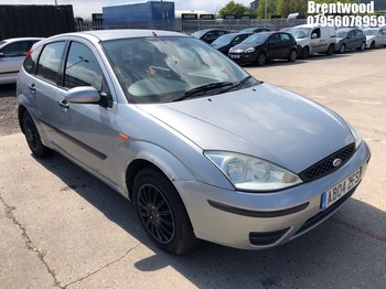 Location: Brentwood - 2004 FORD FOCUS FLIGHT 5 Door Hatchback REG: AD04ZFS, Keys: No, MOT Expiry date: 02/11/2026, 1596 Petrol, 5 Speed Manual Petrol, Former Keepers: 6