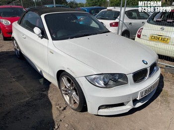 Location: Mitcham - 2009 BMW 125I M SPORT AUTO Convertible REG: LB58HXA, Keys: No, MOT Expiry date: 20/06/2025, 2996 Petrol, 6 Speed Auto Petrol, Former Keepers: 9