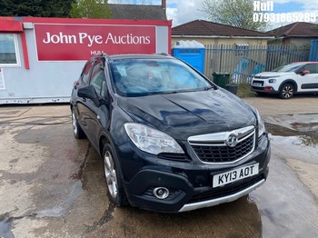 Location: Hull - 2013 VAUXHALL MOKKA EXCLUSIV CDTI S/S 5 Door Hatchback REG: KY13AOT, Keys: No, MOT Expiry date: 15/12/2025, 1686 Diesel, 6 Speed Manual Diesel, Former Keepers: 4