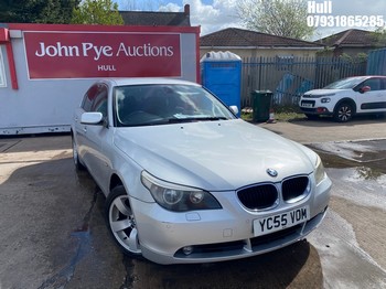 Location: Hull - 2005 BMW 520D SE 4 Door Saloon REG: YC55VOM, Keys: No, MOT Expiry date: 10/10/2026, 1995 Diesel, 6 Speed Manual Diesel, Former Keepers: 8