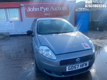 Location: Hull - 2008 FIAT GRANDE PUNTO ACTIVE 65 5 Door Hatchback REG: GD57HFN, Keys: Required, MOT Expiry date: 04/07/2026, 1242 Petrol, 5 Speed Manual Petrol, Former Keepers: 7