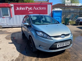Location: Hull - 2009 FORD FIESTA STYLE PLUS 68 TDCI 5 Door Hatchback REG: KS58HGM, Keys: No, MOT Expiry date: 08/01/2026, 1399 Diesel, 5 Speed Manual Diesel, Former Keepers: 11