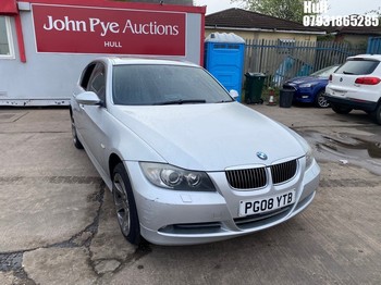 Location: Hull - 2008 BMW 330D SE AUTO 4 Door Saloon REG: PG08YTB, Keys: No, MOT Expiry date: 20/10/2026, 2993 Diesel, 6 Speed Auto Diesel, Former Keepers: 7