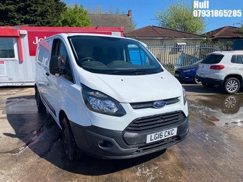 Location: Hull - 2016 FORD TRANSIT CUSTOM 290 ECO-TE Panel Van REG: LG16CKC, Keys: No, MOT Expiry date: 14/08/2025, 2198 Diesel, 6 Speed Manual Diesel, Former Keepers: 8
