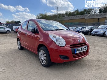 Location: Leeds - 2013 SUZUKI ALTO SZ 5 Door Hatchback REG: PX63MGO, Keys: No, MOT Expiry date: 01-04-2027, 996 Petrol, 5 Speed Manual Petrol, Former Keepers: 6