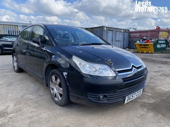 Location: Leeds - 2007 CITROEN C4 SX AUTO 5 Door Hatchback REG: DG57CCX, Keys: No, MOT Expiry date: 07-02-2026, 1587 Petrol, 4 Speed Auto Petrol, Former Keepers: 8