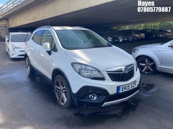 Location: Hayes - 2015 VAUXHALL MOKKA TECH LINE TURBO S/S 5 Door Hatchback REG: EK15XZF, Keys: No, MOT Expiry date: 14/05/2026, 1364 Petrol, 6 Speed Manual Petrol, Former Keepers: 4