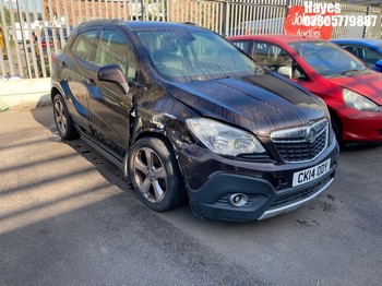 Location: Hayes - 2014 VAUXHALL MOKKA EXCLUSIV S/S 5 Door Hatchback REG: CK14ODY, Keys: No, MOT Expiry date: 28/11/2026, 1598 Petrol, 5 Speed Manual Petrol, Former Keepers: 4