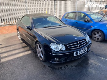 Location: Hayes - 2007 MERCEDES CLK 200K SPORT A Convertible REG: SL07UOA, Keys: No, MOT Expiry date: 05/07/2025, 1796 Petrol, 6 Speed Auto Petrol, Former Keepers: 6
