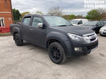 Location: Nottingham - 2014 ISUZU D-MAX UTAH D/C TWIN TURBO PICK-UP REG: PL63FWT, 2499cc DIESEL, 6 SPEED MANUAL DIESEL, Former Keepers: 1, Keys: Yes, MOT Expiry date: 02/07/2026