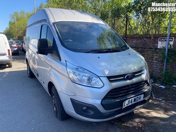 Location: Manchester - 2014 FORD TRANSIT CUSTOM 330 TREND Panel Van REG: LJ14WDV, 2198 Diesel, 6 Speed Manual Diesel, Former Keepers: 6, Keys: No, MOT Expiry date: 27/03/2026