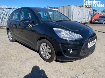 Location: Belvedere - 2012 CITROEN C3 VTR+ 5 DOOR HATCHBACK REG: GX12HWE., 1360cc PETROL, 5 SPEED MANUAL PETROL, Former Keepers: 6, Keys: Yes, MOT Expiry date: 02/06/2026