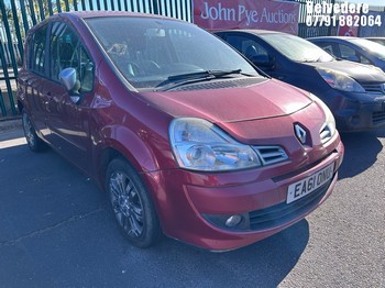Location: Belvedere - 2011 RENAULT GRD MODUS DYNAMIQUE VVT A 5 Door Hatchback REG: EA61ONU, Keys: No, MOT Expiry date: 01/01/2027, 1598 Petrol, 4 Speed Auto Petrol, Former Keepers: 5
