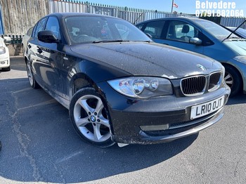 Location: Belvedere - 2010 BMW 116I SPORT 5 Door Hatchback REG: LR10OJT, Keys: No, MOT Expiry date: 18/06/2026, 1995 Petrol, 6 Speed Manual Petrol, Former Keepers: 6