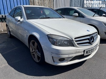 Location: Belvedere - 2010 MERCEDES-BENZ CLC180 KOMP SPORT AUTO Coupe REG: MX59YZT, Keys: No, MOT Expiry date: 01/05/2026, 1796 Petrol, 6 Speed Auto Petrol, Former Keepers: 7