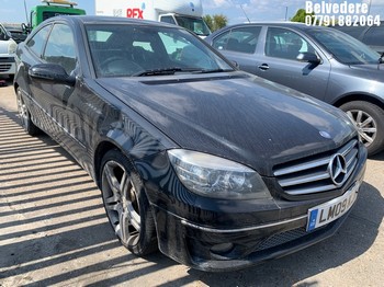 Location: Belvedere - 2009 MERCEDES-BENZ CLC180 KOMP SPORT Coupe REG: LM09KJV, Keys: No, MOT Expiry date: 17.01.2027, 1796 Petrol, 6 Speed Manual Petrol, Former Keepers: 6