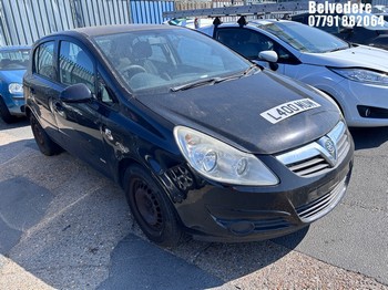 Location: Belvedere - 2007 VAUXHALL CORSA CLUB A/C AUTO 5 Door Hatchback REG: L400MUM, Keys: No, MOT Expiry date: 07/12/2024, 1364 Petrol, 5 Speed Auto Petrol, Former Keepers: 3